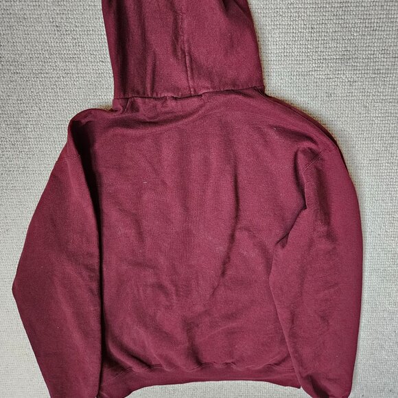 Fordham University Champion Hoodie Sweatshirt Large L - Maroon Red Collegiate - Picture 8 of 8